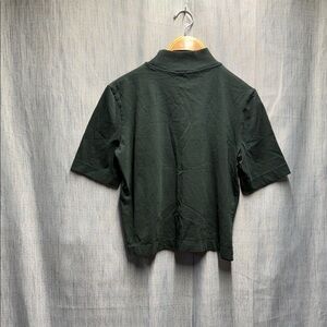 Zara crop style Shirt in Deep Green crop style size small
